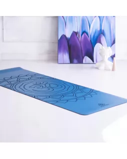 Коврик для йоги — Om Blue